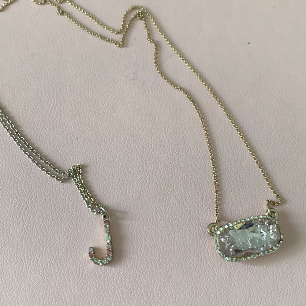 Set of Two Delicate Necklaces